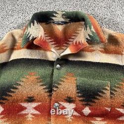 Vintage Polo Ralph Lauren Wool Jacket Men's XL Western Aztec Preppy Sweater USA