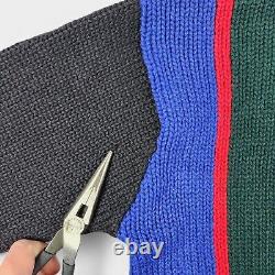 Vintage Polo Ralph Lauren Wool Knit Turtleneck Sweater Size Medium Black Flaw