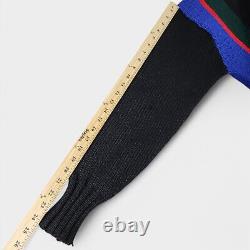 Vintage Polo Ralph Lauren Wool Knit Turtleneck Sweater Size Medium Black Flaw