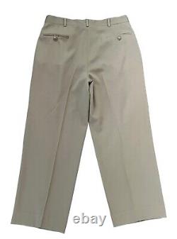 Vintage Polo Ralph Lauren Wool Pants Men's 34x28 Pleated Classic Made in USA