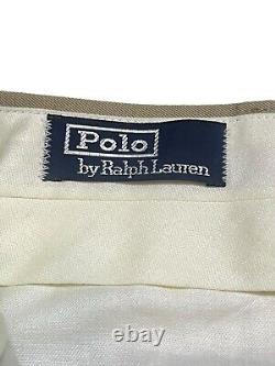 Vintage Polo Ralph Lauren Wool Pants Men's 34x28 Pleated Classic Made in USA