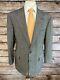Vintage Polo Ralph Lauren Wool Suit Size 42 R (36x29) Made In Usa Gray Plaid