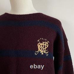 Vintage Polo Ralph Lauren Wool Sweater Men Medium PRL