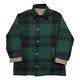 Vintage Polo Ralph Lauren Wool Tartan Plaid Hunt Jacket Men L Green Reversible