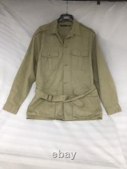 Vintage Polo Ralph Lauren (XL) Safari Field Military Khaki Cotton Twill Jacket