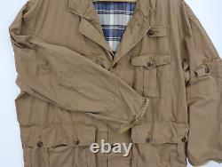 Vintage Polo Ralph Lauren XL Sherling Brown Fly Fishing Jacket Havana Cloth