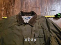 Vintage Polo Ralph Lauren XL Waxed Hunting Cargo Double RL Field Chore Jacket