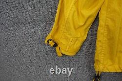 Vintage Polo Ralph Lauren YACHT CLUB 6 RLYC 67 Size XL Yellow Hooded Rain Coat