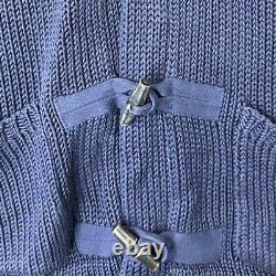 Vintage Polo Ralph Lauren Yachting Association Toggle Heavy Cardigan Mens Large