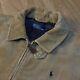Vintage Polo Ralph Lauren Bomber Jacket Winter Corduroy Cotton Men Beige Siz 2xl