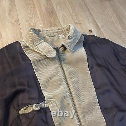 Vintage Polo Ralph Lauren bomber Jacket winter Corduroy cotton men beige siz 2XL