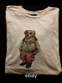 Vintage Polo Ralph Lauren casual teddy bear T shirt sz xxl