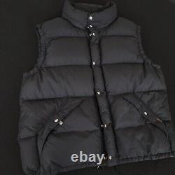 Vintage Polo Ralph Lauren mens jacket down puffer vest 3XB BIG black Zip Snap