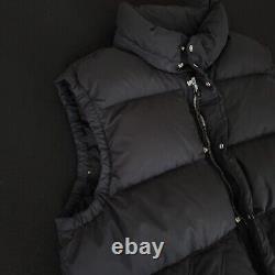 Vintage Polo Ralph Lauren mens jacket down puffer vest 3XB BIG black Zip Snap