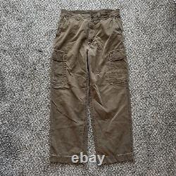 Vintage Polo Ralph Lauren pants men's 34 x 30 HBT brown cargo Y2K sport