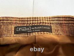 Vintage Polo Ralph Lauren size 60 Mens brown jacket blazer -polo blazer Italy