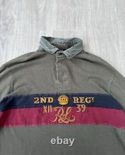 Vintage Polo Ralph Painted Regby Sweatshirt Men's X-Large