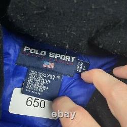 Vintage Polo Sport Arctic Challenge Large Puffer Jacket Ralph Lauren Stadium Ski