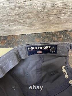 Vintage Polo Sport Mountain Patch Outdoors Strapback Hat 90's Ralph Lauren