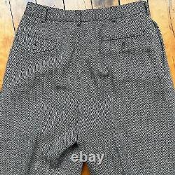 Vintage Polo Sport Ralph Lauren 32x32 80's Herringbone Wool Pants MADE IN USA