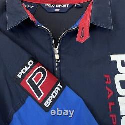 Vintage Polo Sport Ralph Lauren 90s Windbreaker Jacket Sz XL