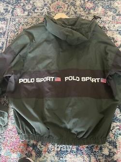 Vintage Polo Sport Ralph Lauren Light Windbreaker Jacket 90s Rare Colorway