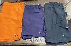 Vintage Polo Sport Ralph Lauren Mens Mesh Line Shorts Size 2XL XXL Swim Trunks