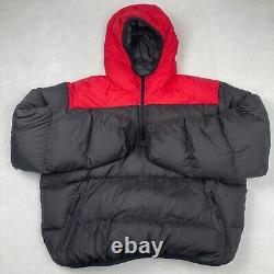 Vintage Polo Sport Ralph Lauren Puffer Jacket Mens 2XL Black Reversible Down Y2K