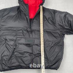 Vintage Polo Sport Ralph Lauren Puffer Jacket Mens 2XL Black Reversible Down Y2K