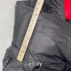 Vintage Polo Sport Ralph Lauren Puffer Jacket Mens 2XL Black Reversible Down Y2K