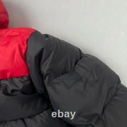 Vintage Polo Sport Ralph Lauren Puffer Jacket Mens 2XL Black Reversible Down Y2K