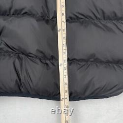 Vintage Polo Sport Ralph Lauren Puffer Jacket Mens 2XL Black Reversible Down Y2K