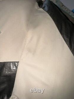 Vintage Polo Sport Ralph Lauren Puffer Jacket Off White Cream Mens Sz Large 90s