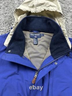 Vintage Polo Sport Ralph Lauren Utility Cargo Pockets 90s Jacket Men's XXL
