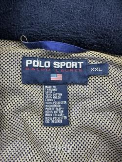 Vintage Polo Sport Ralph Lauren Utility Cargo Pockets 90s Jacket Men's XXL