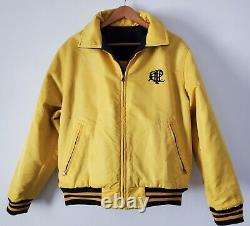 Vintage Polo Sport Ralph Lauren Varsity P Wing Reversible Jacket L Rare