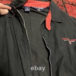 Vintage Polo Sport Ralph Lauren Windbreaker Bomber Style USA Medium
