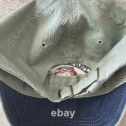 Vintage Polo Sportsman Ralph Lauren Fishing Trout Strap back Hat Made In USA