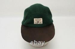Vintage Polo Sportsman Ralph Lauren Long Extended Bill Wool / Leather Hat Cap