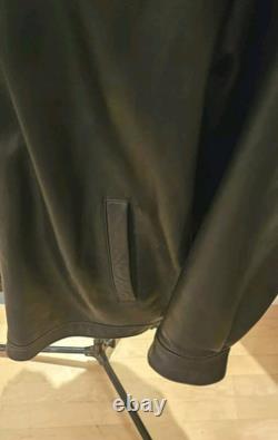 Vintage Polo by Ralph Lauren Lambskin Leather Jacket Black Men's Size XL