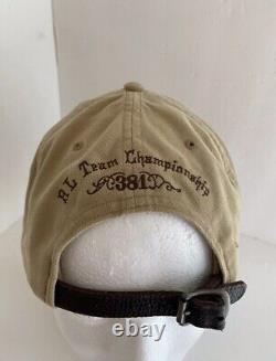 Vintage RARE Polo Ralph Lauren Lion Insignia Khaki? Baseball Hat Cap