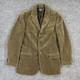 Vintage Ralph Lauren Mens Jacket Large Brown Corduroy Blazer Sport Coat Polo Rl