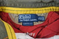 Vintage Ralph Lauren Mountain Expedition Mens Polo With Patches Size XL