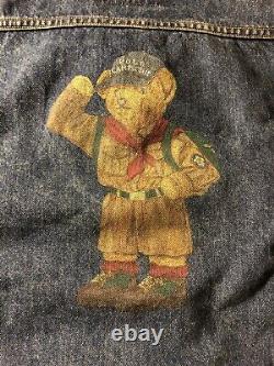 Vintage Ralph Lauren Polo Bear Denim Jacket