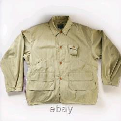 Vintage Ralph Lauren Polo Country Coat Jacket XL Sportman Hunting Safari Chore