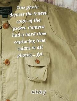 Vintage Ralph Lauren Polo Country Coat Jacket XL Sportman Hunting Safari Chore