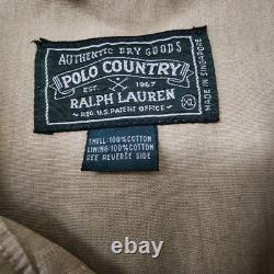 Vintage Ralph Lauren Polo Country Coat Jacket XL Sportman Hunting Safari Chore