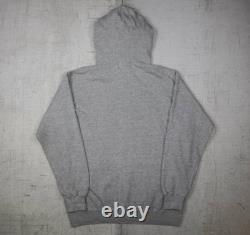 Vintage Ralph Lauren Polo Country USA Flag Hoodie Gray Size Large 90s