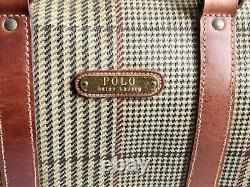 Vintage Ralph Lauren Polo Herringbone Plaid Duffel Bag