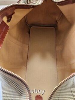 Vintage Ralph Lauren Polo Herringbone Plaid Duffel Bag